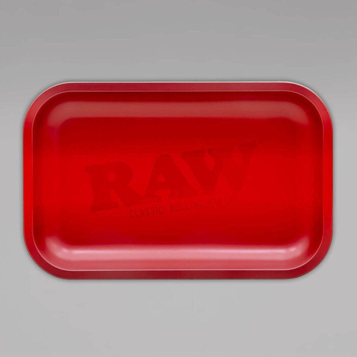 RAW Rolling Tray Red Matte, 27,5 x 17,5 cm