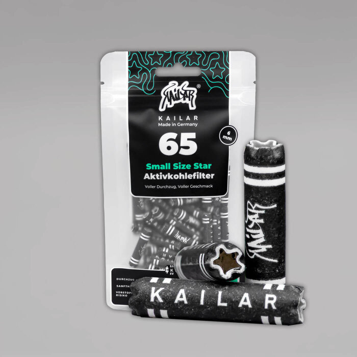 65 Kailar Small Size Star Aktivkohlefilter