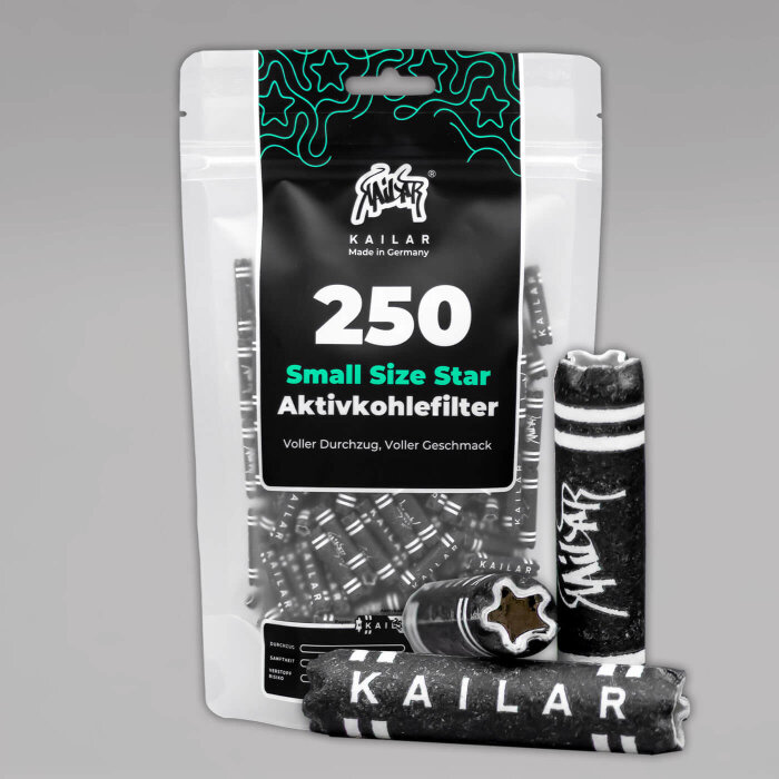 250 Kailar Small Size Star Aktivkohlefilter