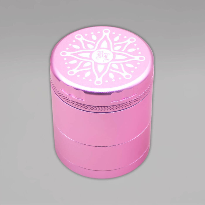 Black Leaf CNC-Flower-Grinder, 5-teilig, 50 mm, Rosa
