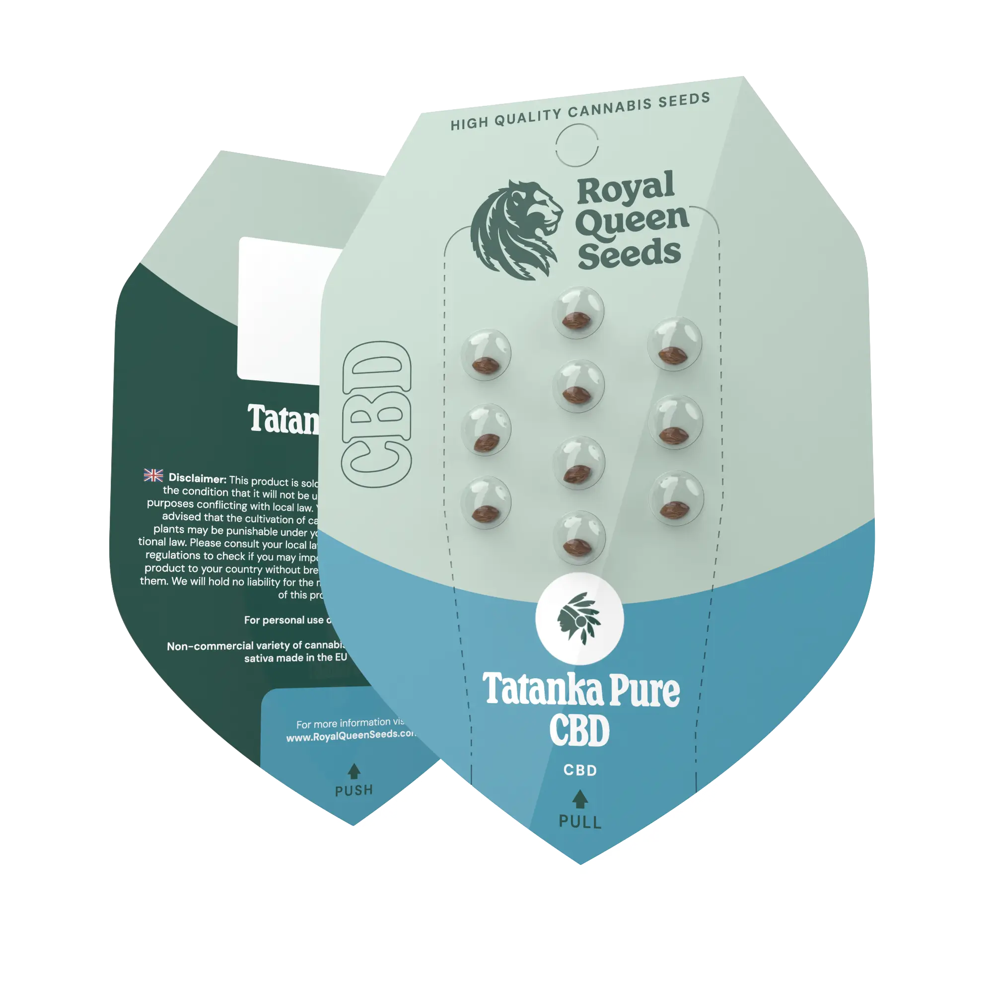 Royal Queen Seeds Tatanka Pure CBD - 3 Samen