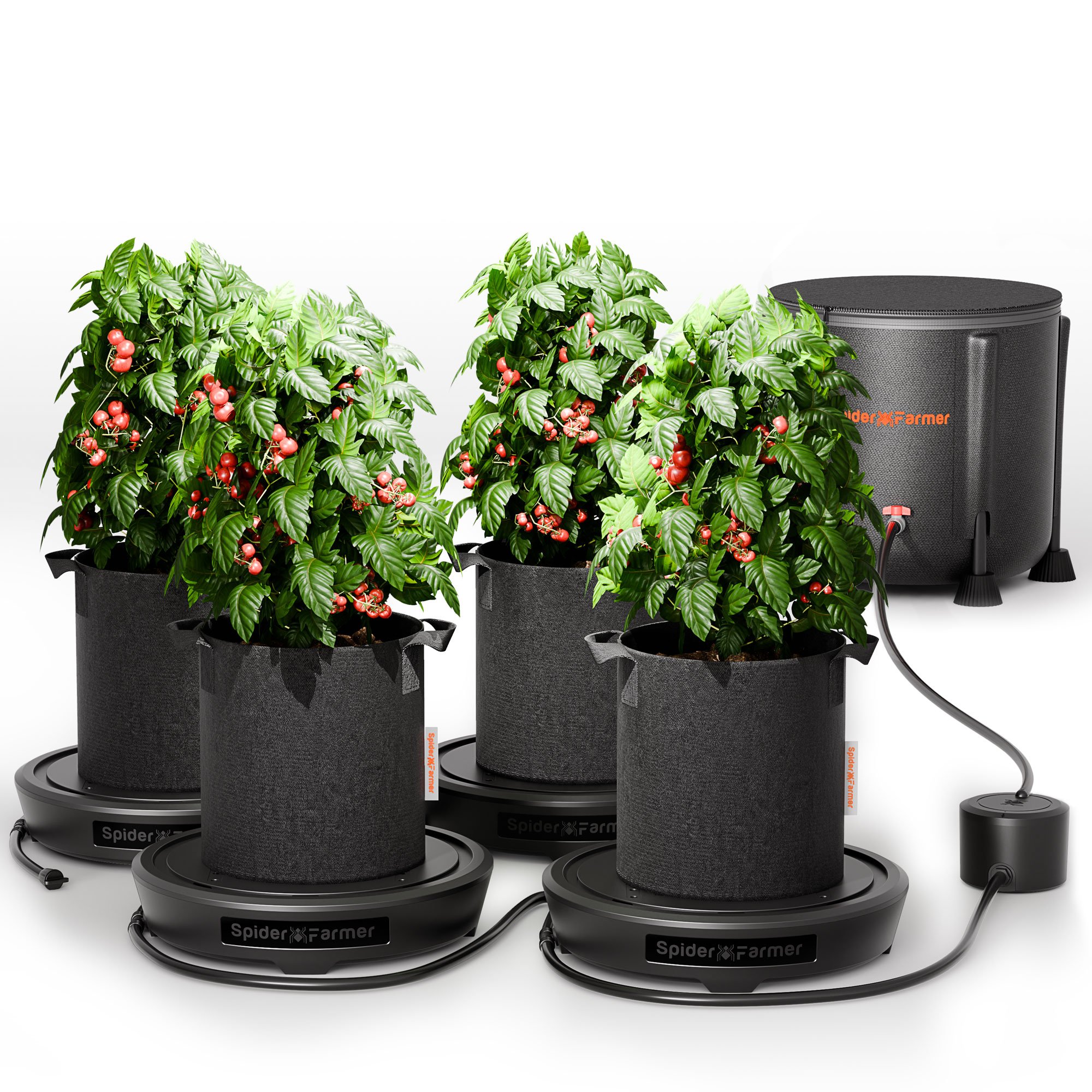 Spider Farmer 2-in-1 Smart-Bewässerungsset 4 Töpfe