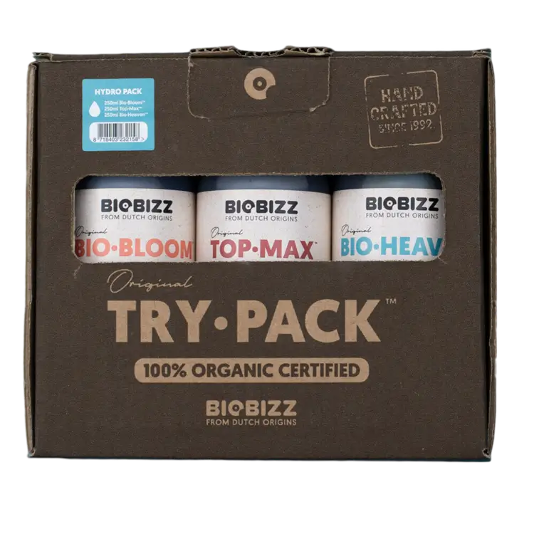 BioBizz® TRY PACK Hydro 100% organisches Düngerset