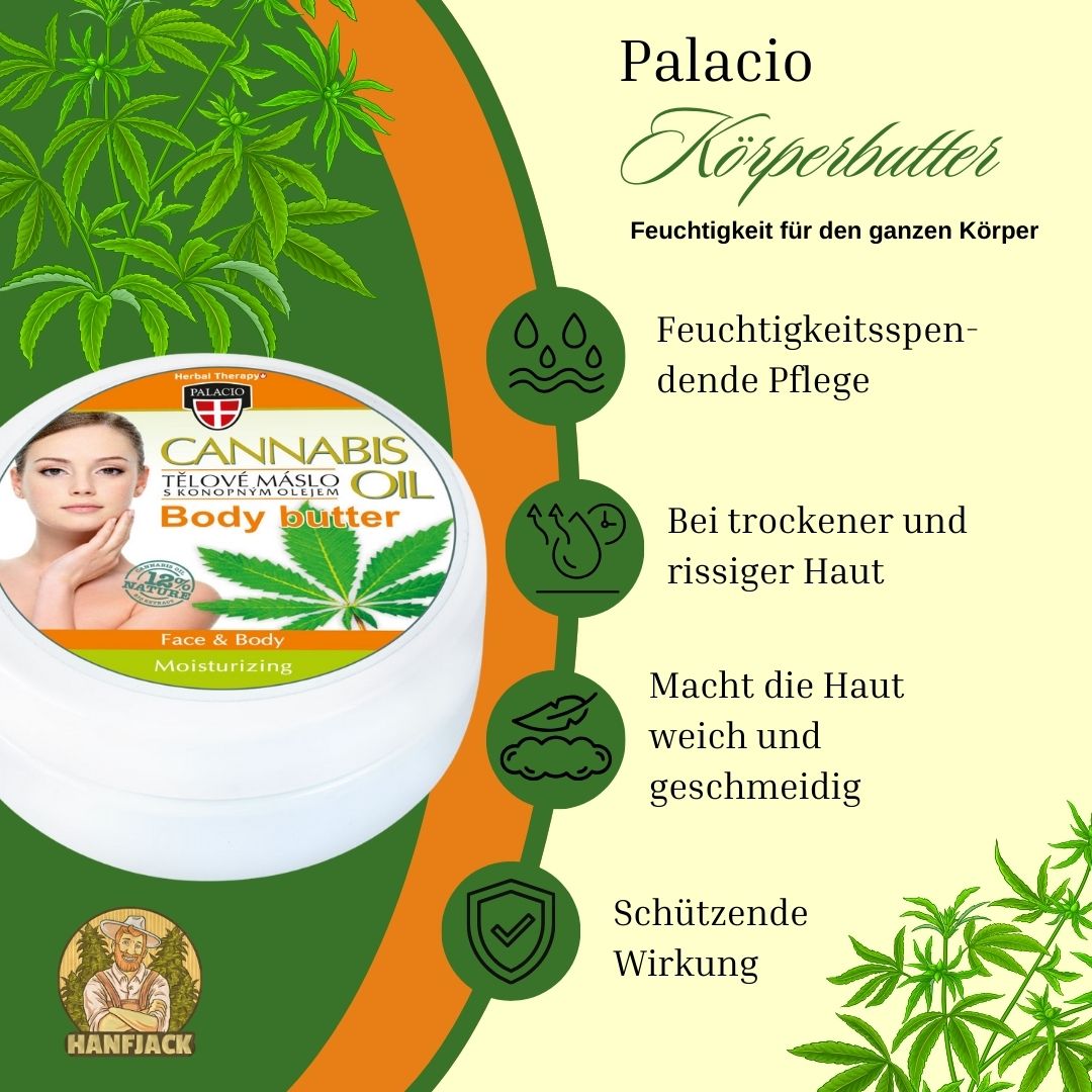Palacio Hanf Körperbutter 200ml