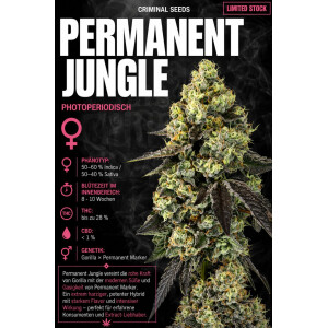 Permanent Jungle feminisiert Criminal Seeds 3er Pack