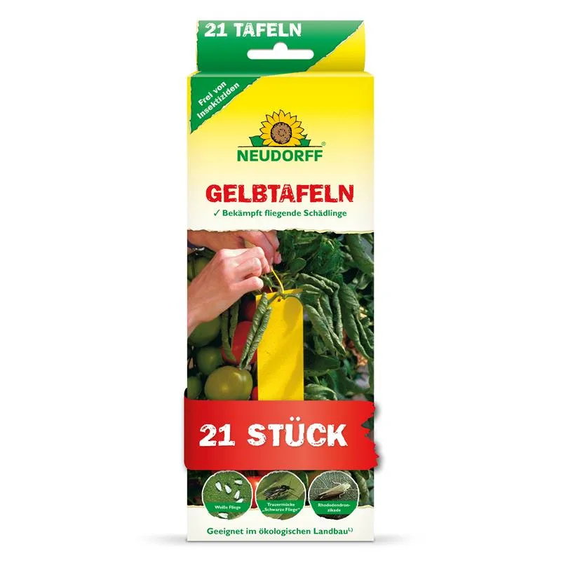 Neudorff Gelbtafeln 7,5x20 cm 21 Stück