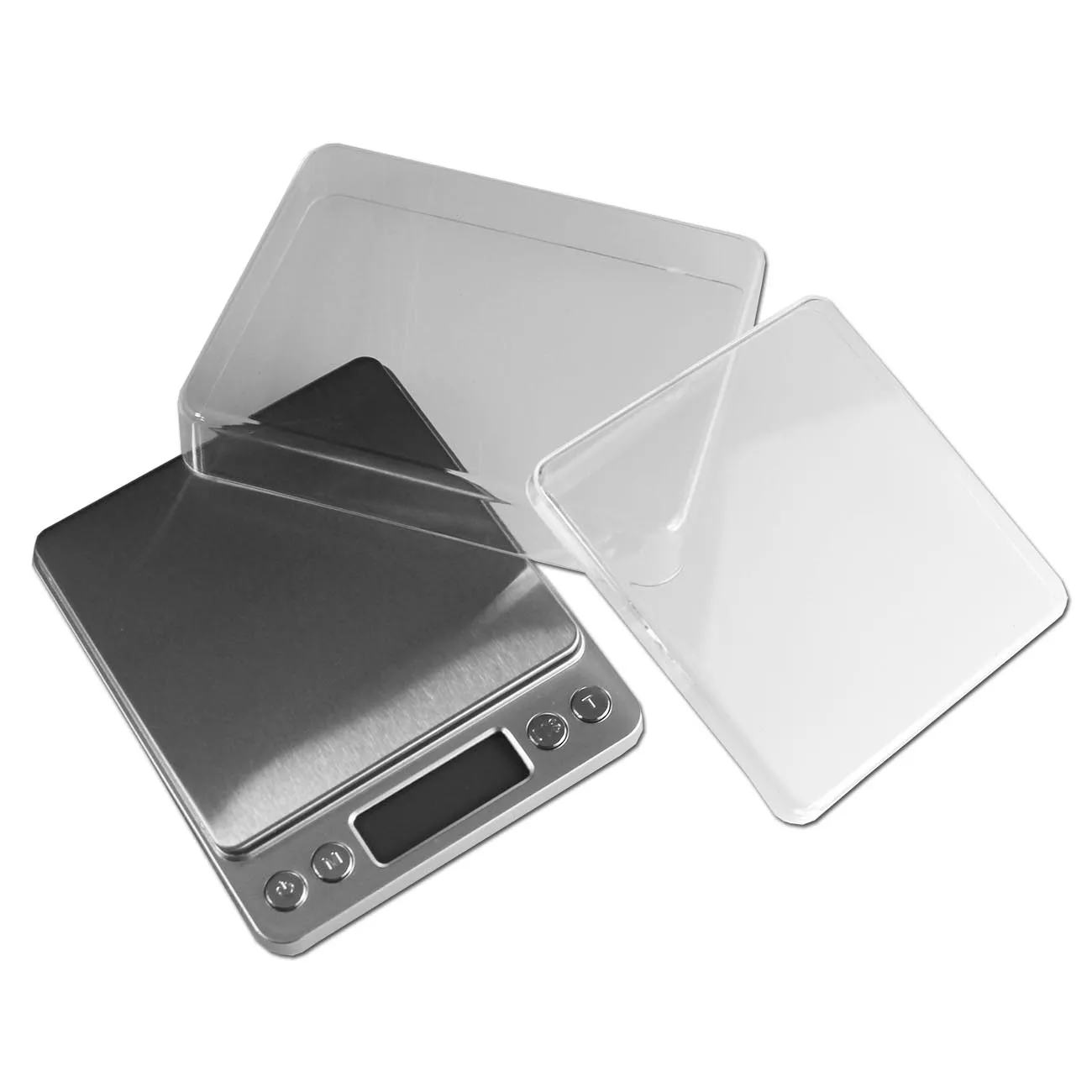 BLscale Digitalwaage Silber - 2000g bei 0,1g Auflösung