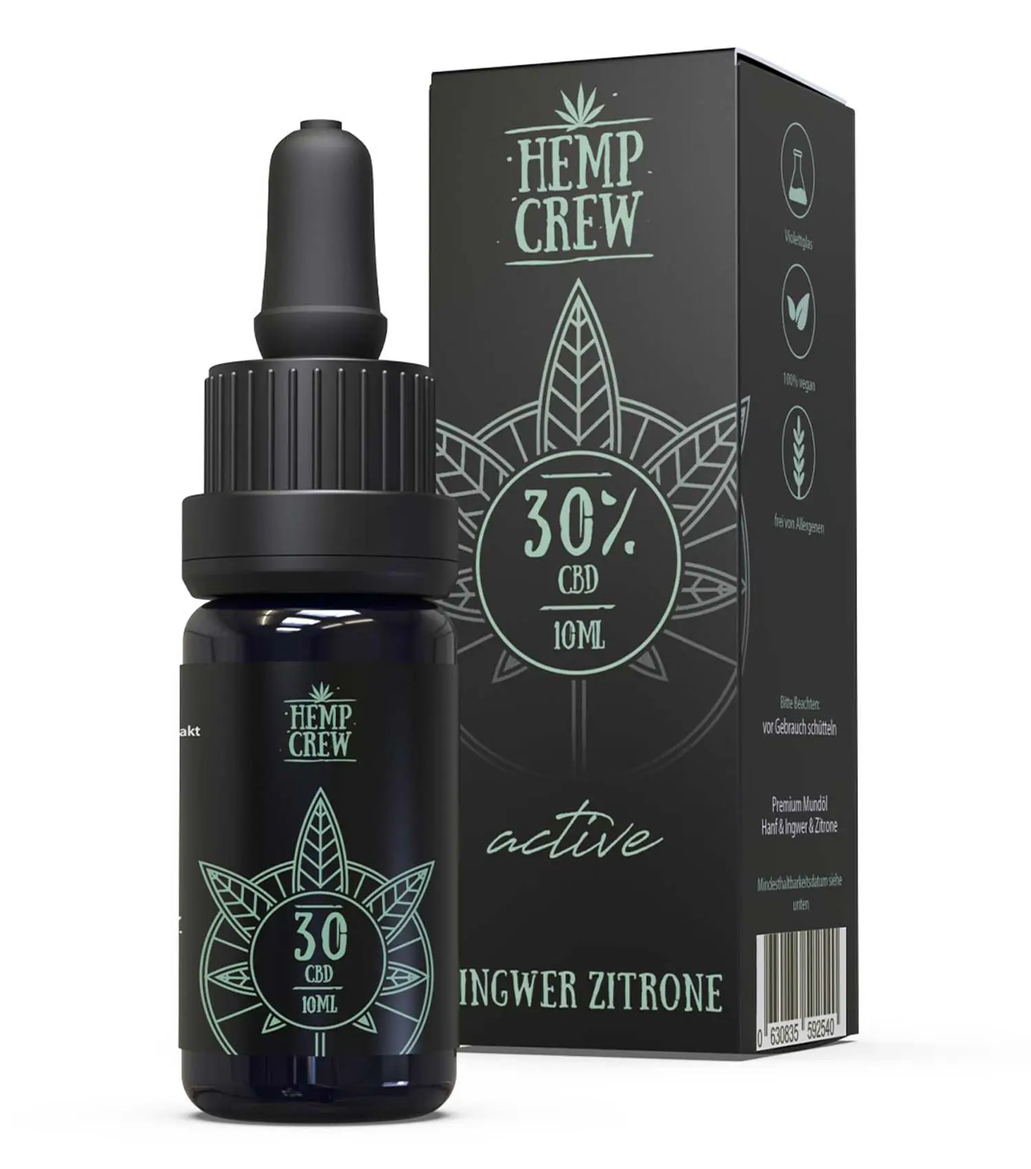 CBD Öl Zitrone Ingwer (30%) HempCrew