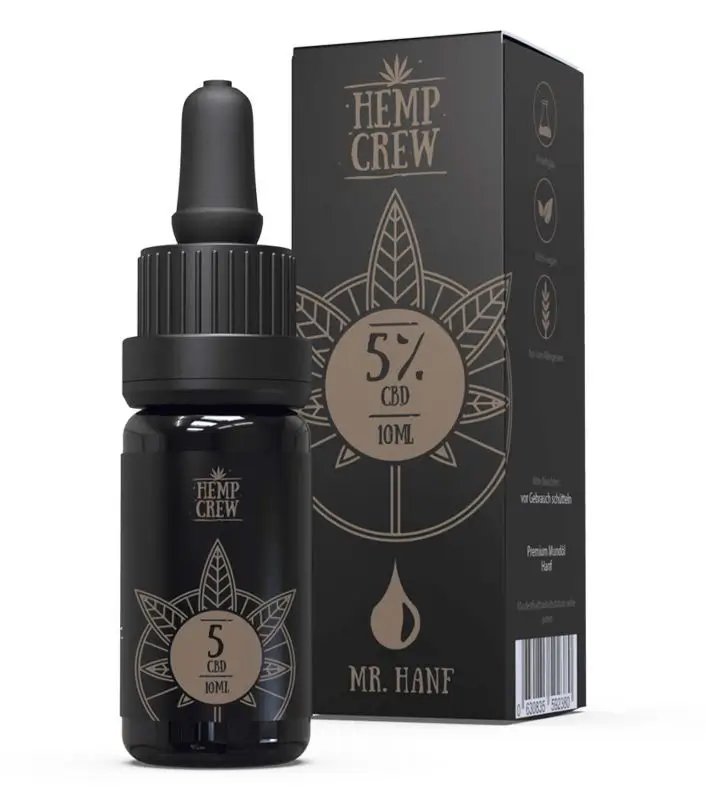 CBD Öl Hanf Natur (5%) HempCrew