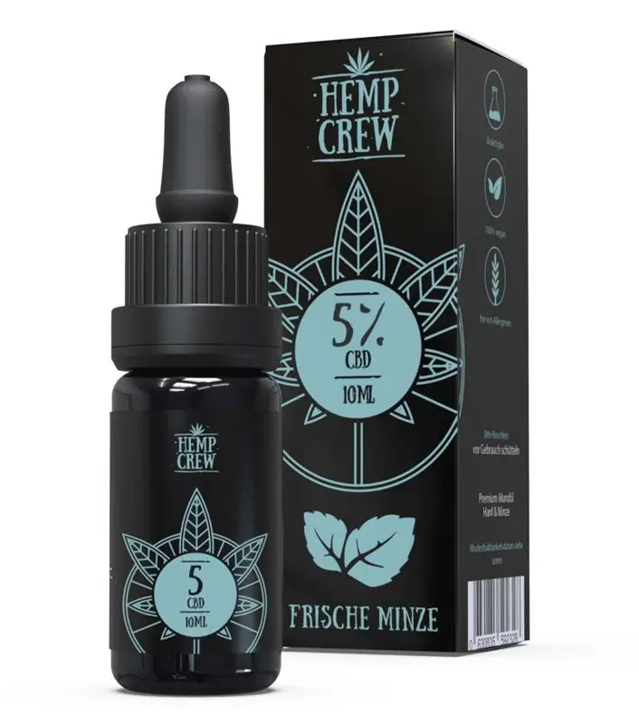 CBD Öl Frische Minze (5%) HempCrew