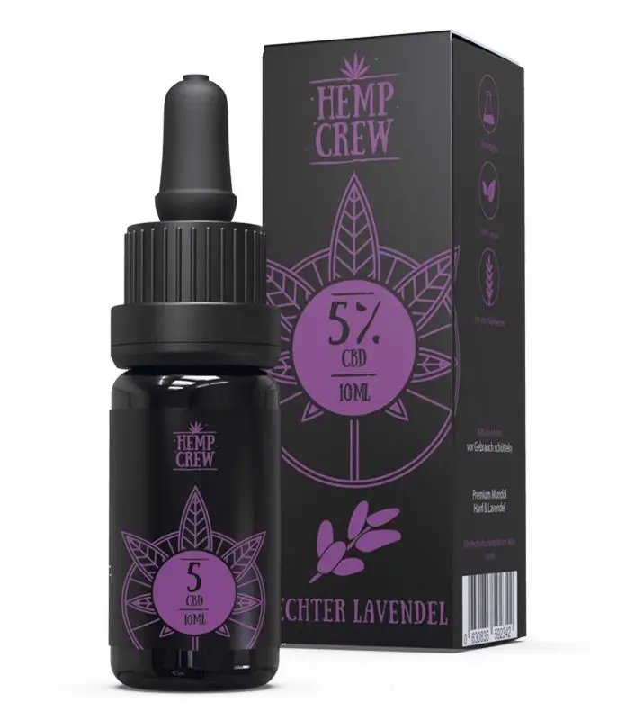 CBD Öl Echter Lavendel (5%) HempCrew