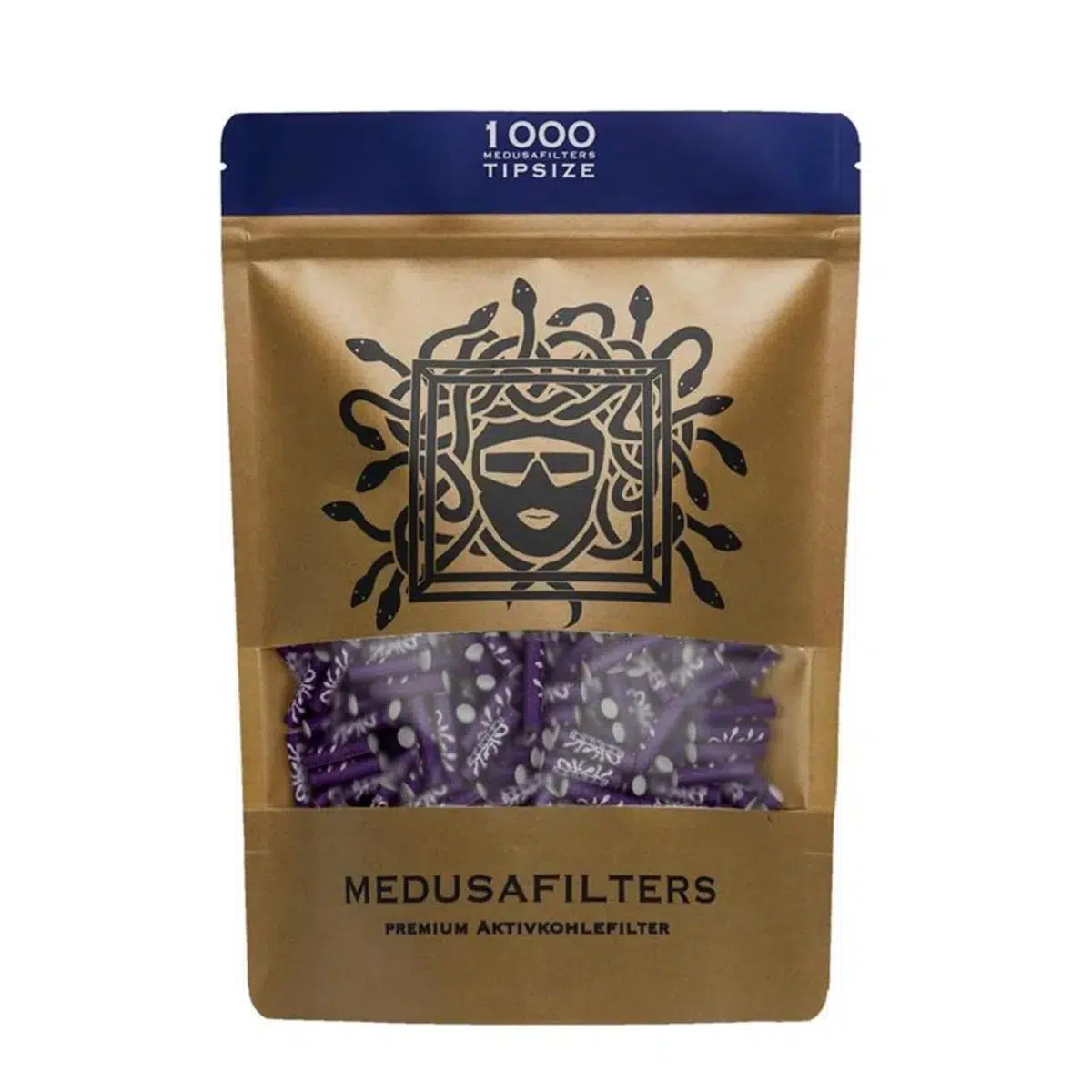 Medusafilters Aktivkohlefilter 6mm Violet - 1000 Stück