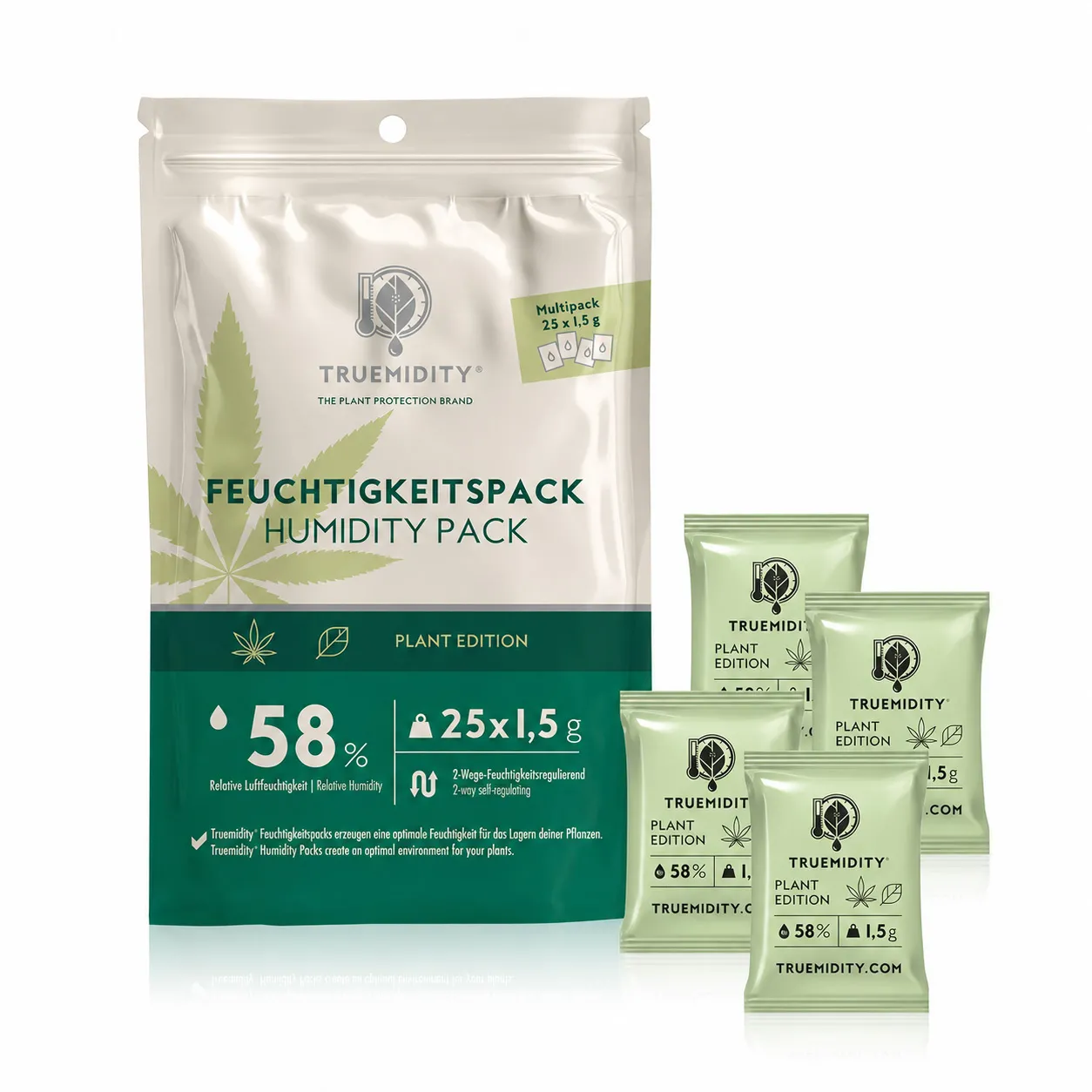 TRUEMIDITY 2-Wege Feuchtigkeitsregulator 58% 25 x 1,5g