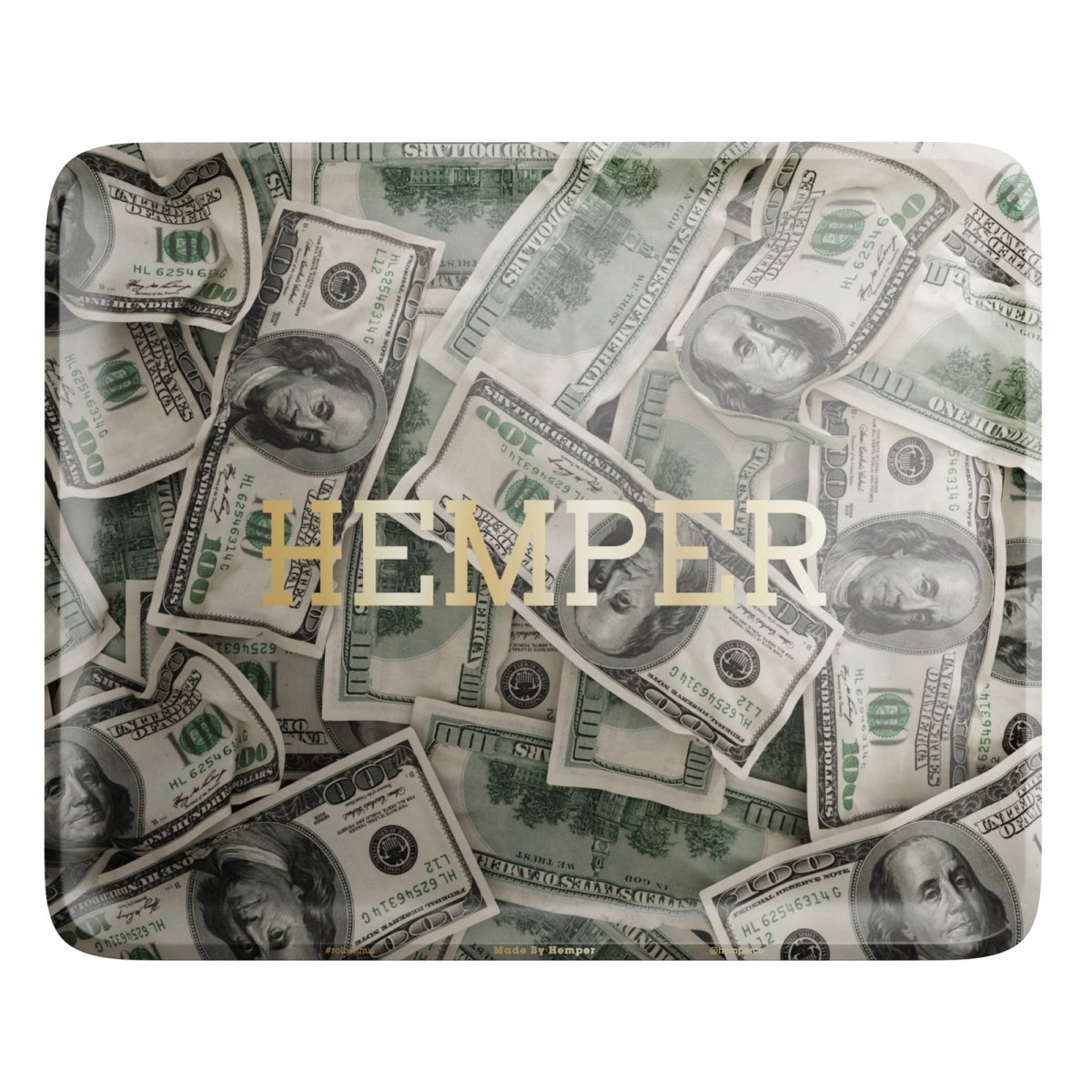 HEMPER It's Money Rolling Tray – Large