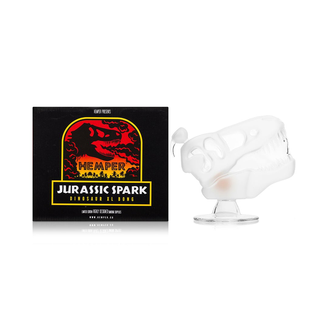 HEMPER Jurassic Spark Skull Wasserfilter-Glas XL