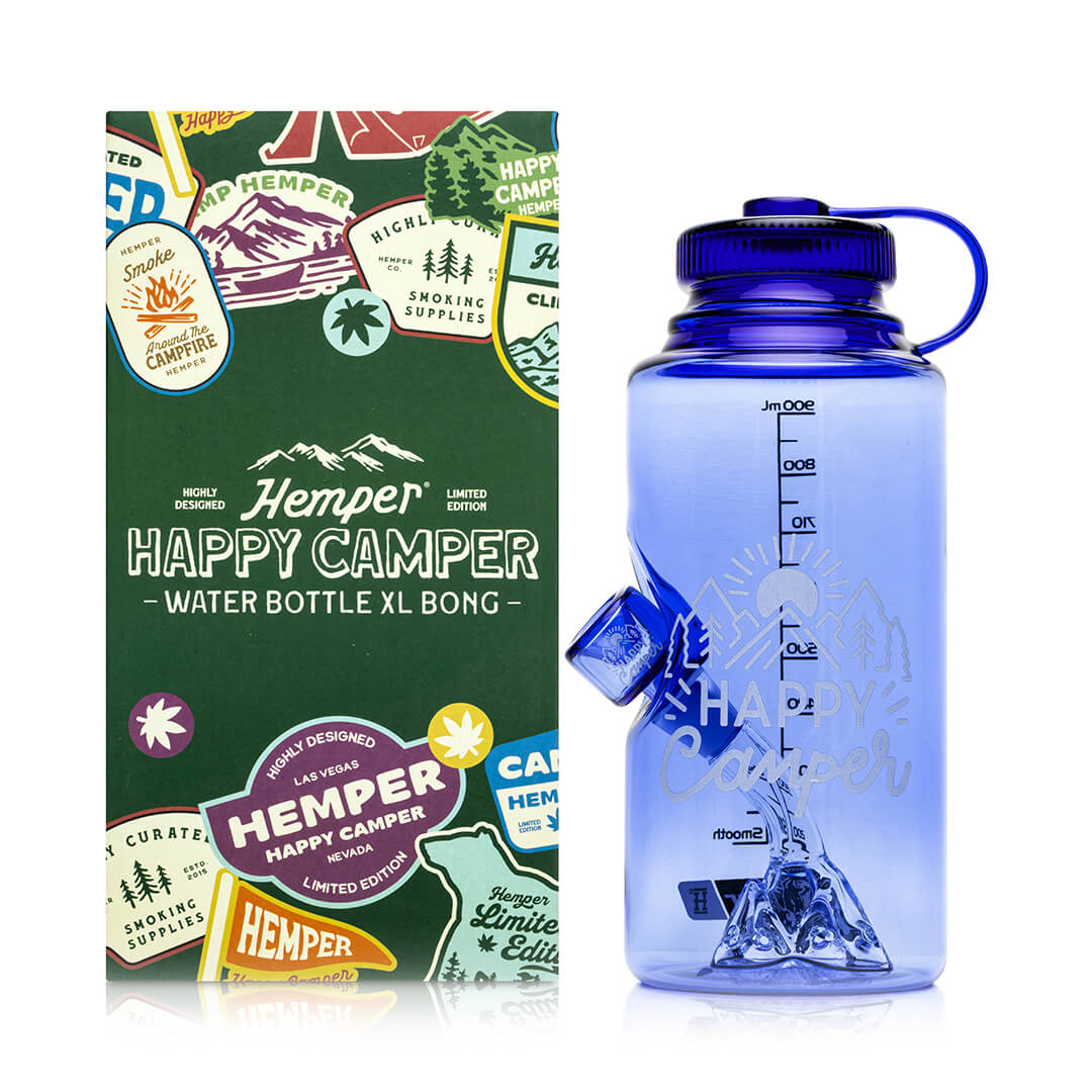 HEMPER Happy Camper Waterbottle Wasserfilter-Glas XL