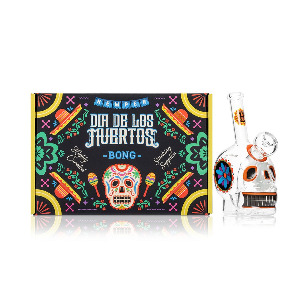 HEMPER Dia De Los Muertos Wasserfilter-Glas