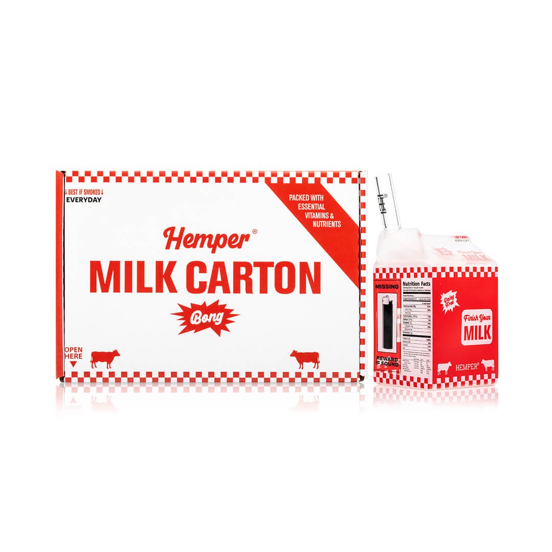 HEMPER Milk Carton Wasserfilter-Glas