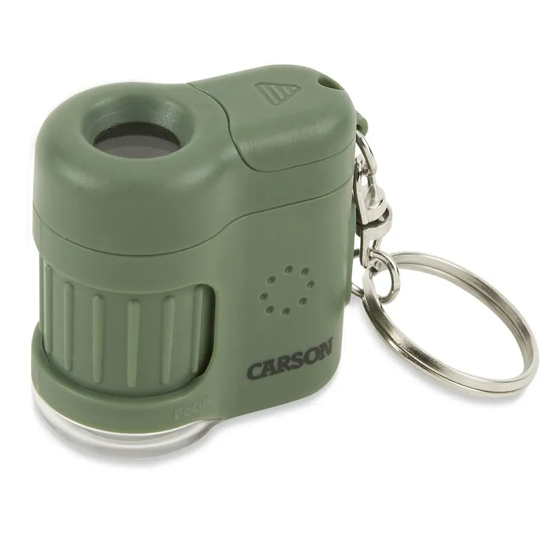 Carson MicroMini 20x LED Taschenmikroskop MM-280G Grün