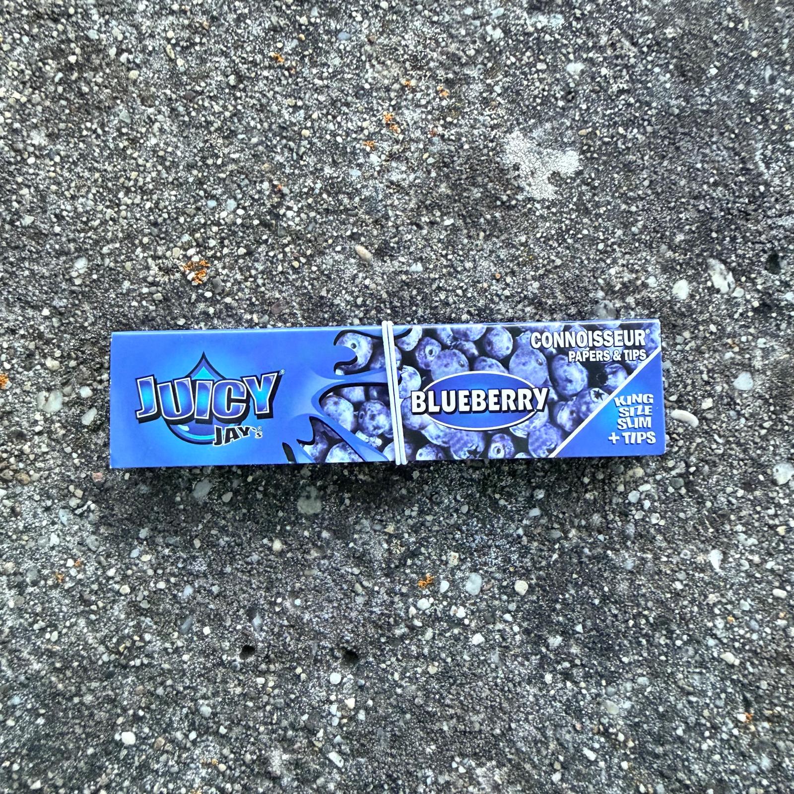 Juicy Jay´s Blueberry King Size Slim 2in1