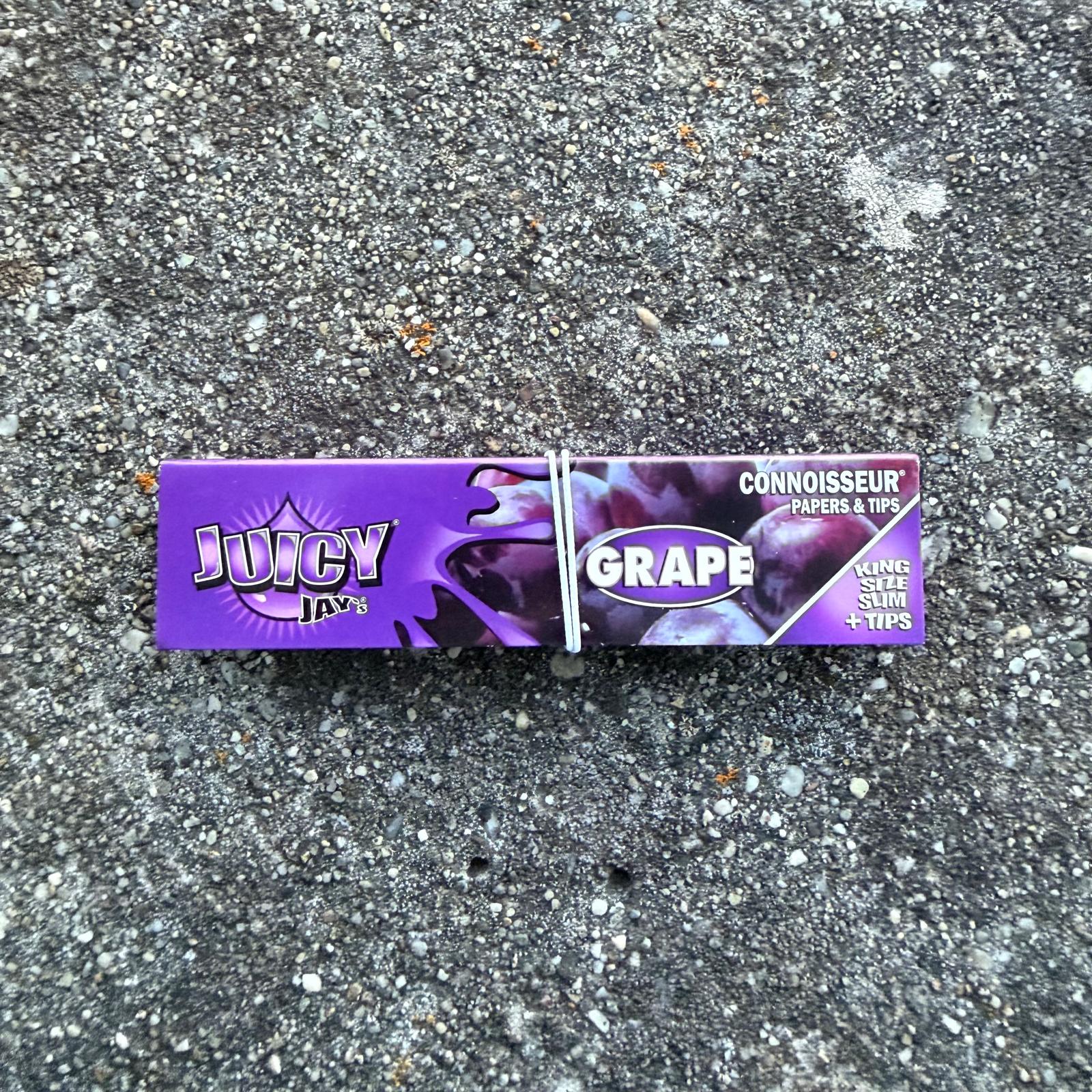 Juicy Jay´s Grape King Size Slim 2in1