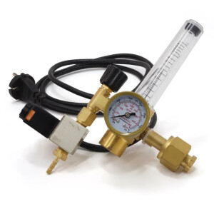 CO2-Regler The Pure Factory mit Durchflussmesser