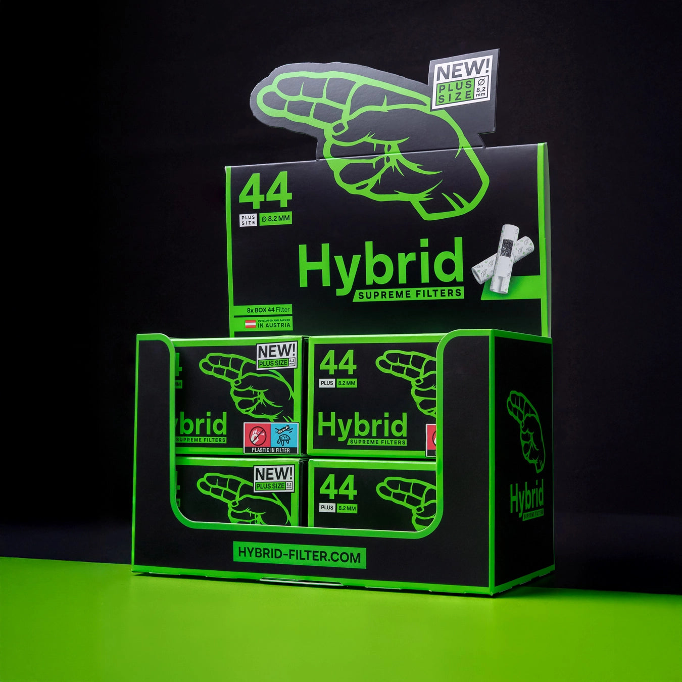 Hybrid Supreme Aktivkohlefilter Box 44 Plus Size
