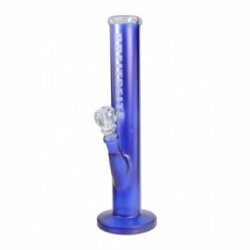 Breitseite Glasblubber Full Color Classic Zylinderbong blau