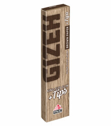 Brown King Size Papers & Tips - GIZEH
