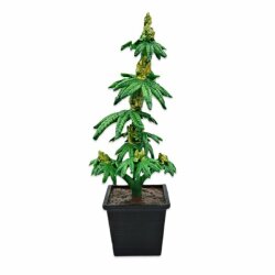 K-Plant Cannabis Deko Pflanze: 24 Karat Gold