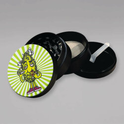 Best Buds Grinder, Hungry Pizza, Metall, 4-teilig, 50 mm