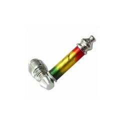 bong-discount Schraubpfeife, METALL-Pfeife zerlegbar Pure Rasta Pipe Rasta