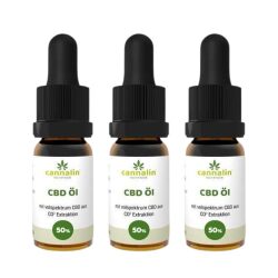 CBD Öl 50% 10ml | 3 zum Preis von 2