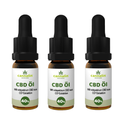 CBD Öl 40% 10ml | 3 zum Preis von 2