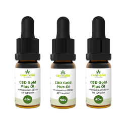 CBD Gold Öl 40% Angebot 10ml | 3 zum Preis von 2