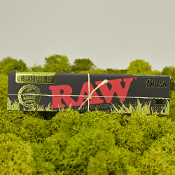 RAW Black Organic Hemp Kingsize Slim Papers