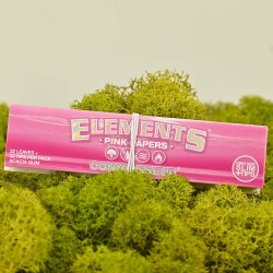 Elements King Size Slim Papers inkl. Tips - Pink