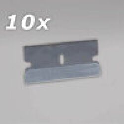 Single-Edge Razor Blades, 10 Rasierklingen, 38 mm