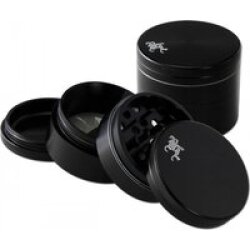 Black Leaf Grinder 4-tlg. schwarz