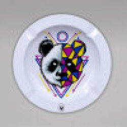 Aschenbecher Geometric Panda, Metall