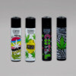 Clipper Feuerzeug, Weed Time, Black Cap