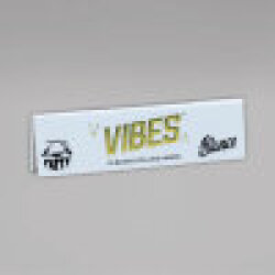 VIBES Ultra Wide Rolling Papers Fatty Blanco