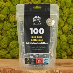 Kailar Aktivkohlefilter 9mm (100er Pack) - schwarz