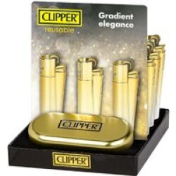 CLIPPER CLASSIC Metallfeuerzeug GRADIENT ELEGANCE