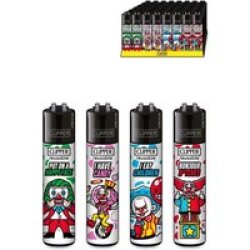 CLIPPER Feuerzeug CLOWNS