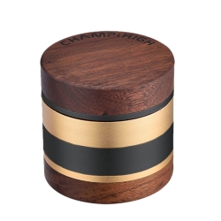 Grinder Pollinator Holz & Gold 62 mm