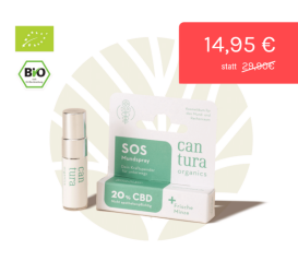 Cantura SOS-Mundspray 20% CBD - Minzgeschmack