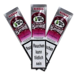 Blunt Wrap Double Platinum (Silver) Berries