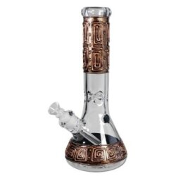 bong-discount Wasserpfeife, EIS-Bong, Glasbong | 32 cm, NS 19 (18,8mm), NS 14 (14,5mm) | klar | 7 mm dickes, robustes BOROSILIKATGLAS