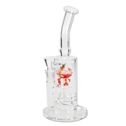 Black Leaf Wasserpfeife, PERCOLATOR-Bong, Glasbong | 28 cm, NS 19 (18,8mm) | klar | robustes BOROSILIKATGLAS